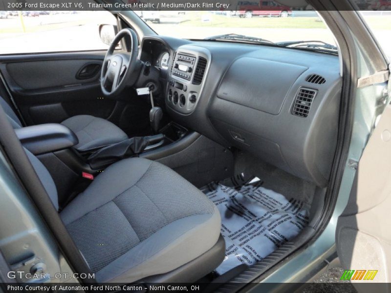 Titanium Green Metallic / Medium/Dark Flint Grey 2005 Ford Escape XLT V6