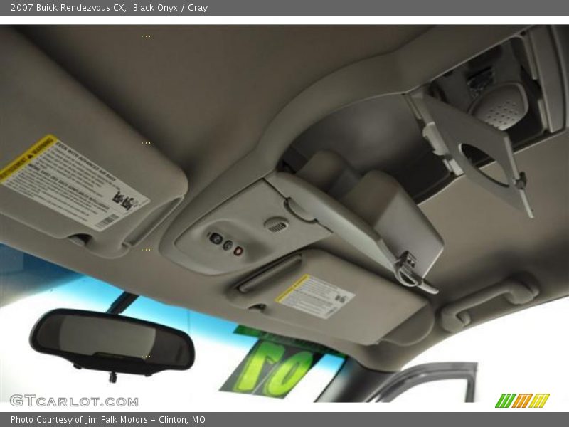 Black Onyx / Gray 2007 Buick Rendezvous CX