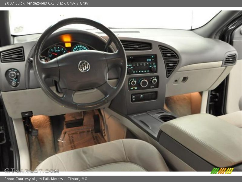Black Onyx / Gray 2007 Buick Rendezvous CX