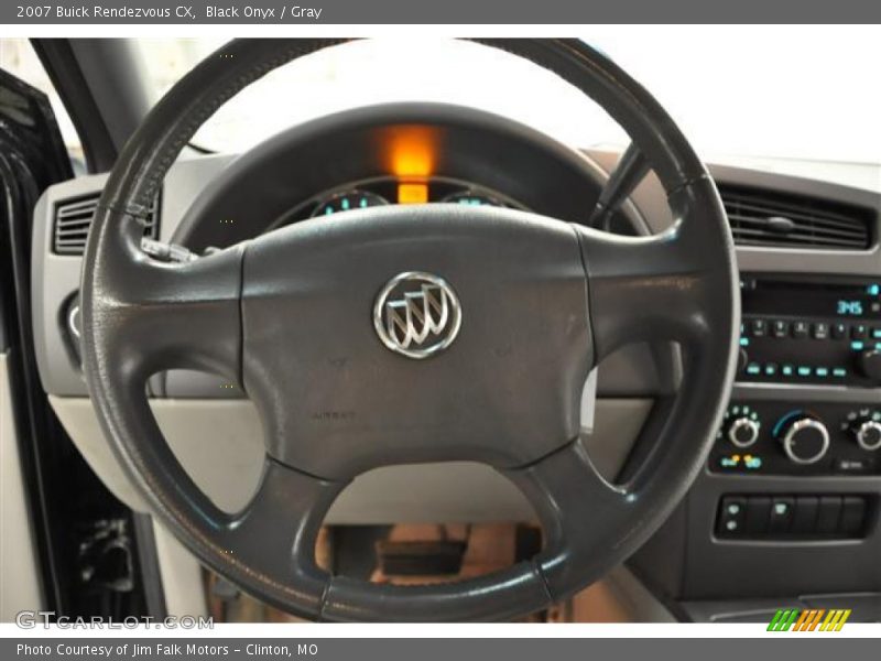 Black Onyx / Gray 2007 Buick Rendezvous CX