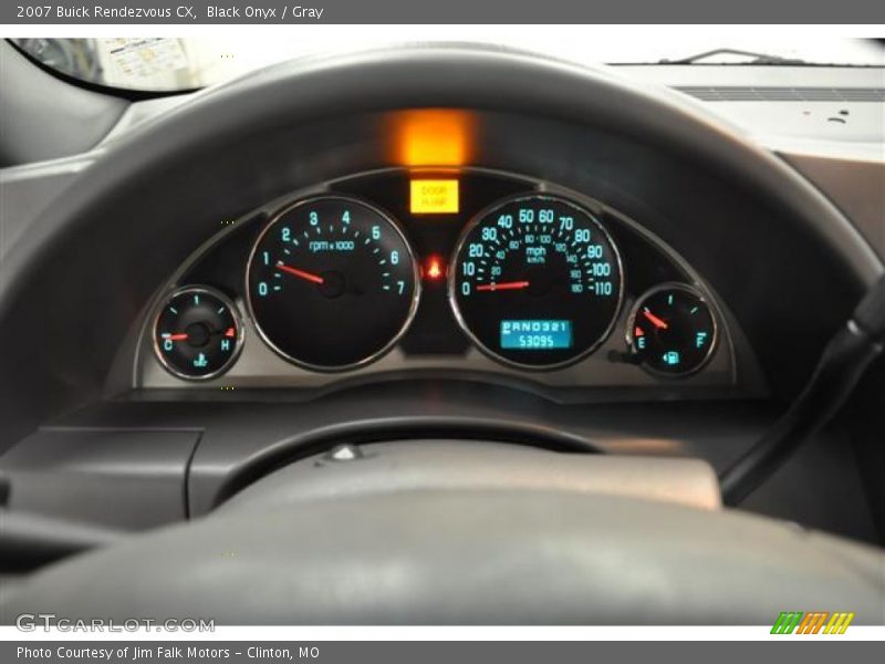 Black Onyx / Gray 2007 Buick Rendezvous CX