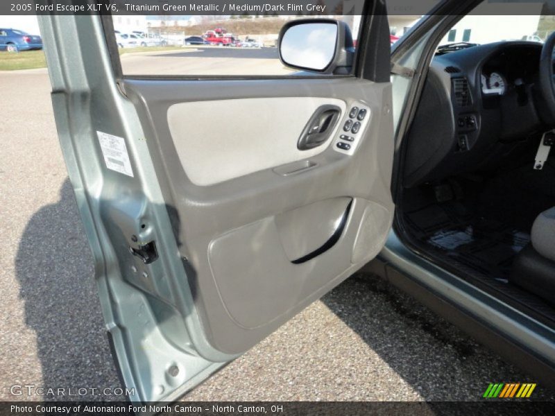 Titanium Green Metallic / Medium/Dark Flint Grey 2005 Ford Escape XLT V6