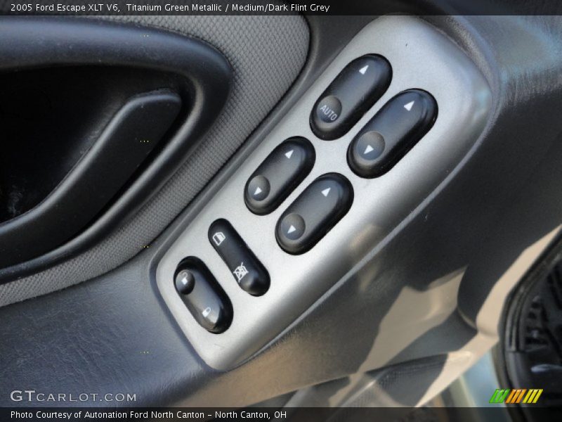 Titanium Green Metallic / Medium/Dark Flint Grey 2005 Ford Escape XLT V6