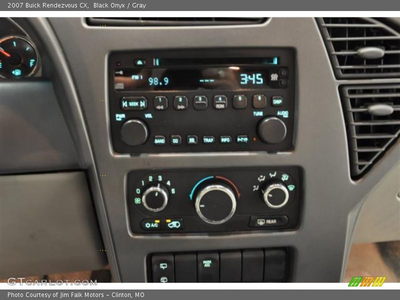 Black Onyx / Gray 2007 Buick Rendezvous CX