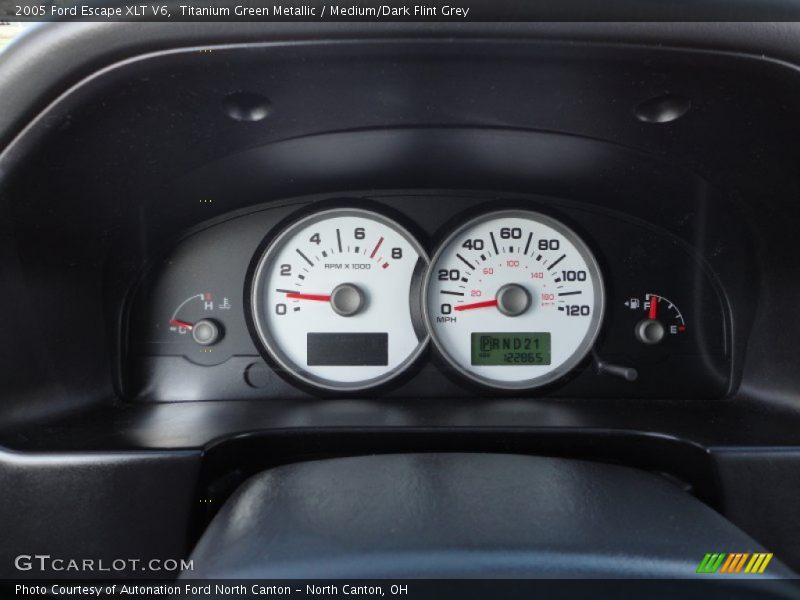 Titanium Green Metallic / Medium/Dark Flint Grey 2005 Ford Escape XLT V6