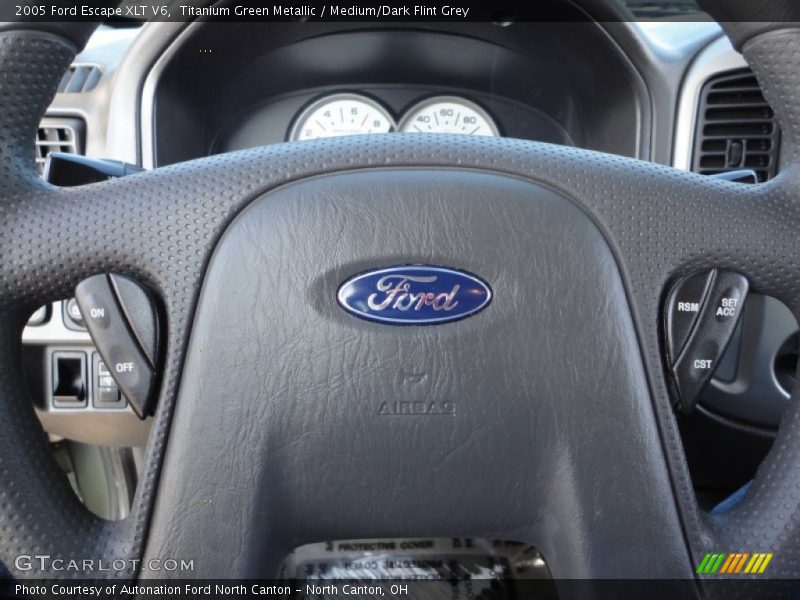 Titanium Green Metallic / Medium/Dark Flint Grey 2005 Ford Escape XLT V6