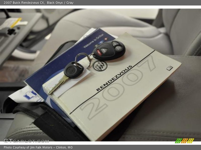 Black Onyx / Gray 2007 Buick Rendezvous CX