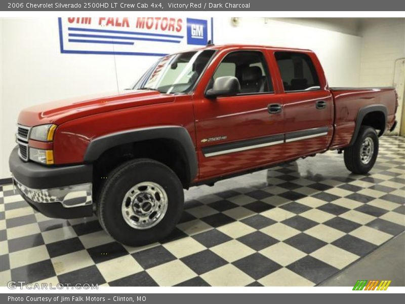 Victory Red / Dark Charcoal 2006 Chevrolet Silverado 2500HD LT Crew Cab 4x4
