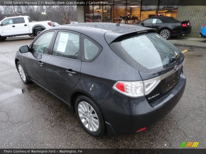 Dark Gray Metallic / Carbon Black 2008 Subaru Impreza 2.5i Wagon