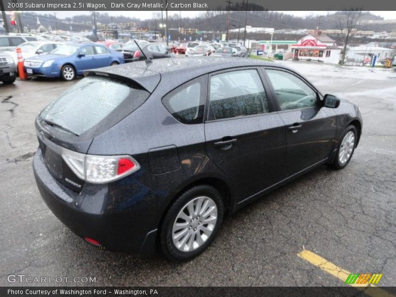 Dark Gray Metallic / Carbon Black 2008 Subaru Impreza 2.5i Wagon