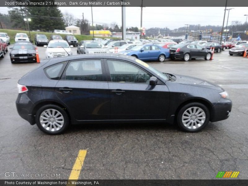 Dark Gray Metallic / Carbon Black 2008 Subaru Impreza 2.5i Wagon
