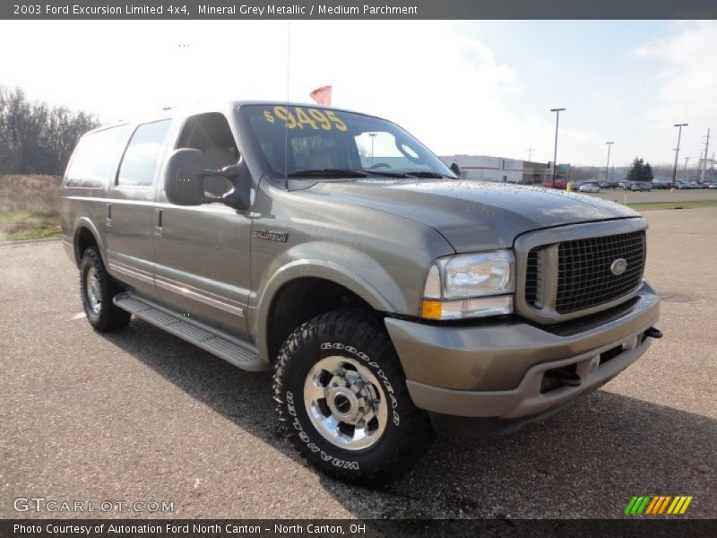 Mineral Grey Metallic / Medium Parchment 2003 Ford Excursion Limited 4x4