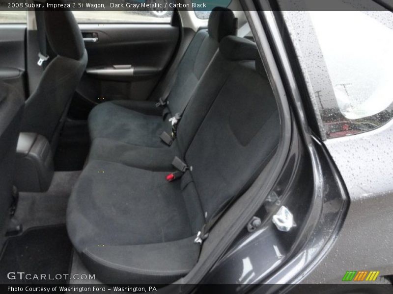Dark Gray Metallic / Carbon Black 2008 Subaru Impreza 2.5i Wagon