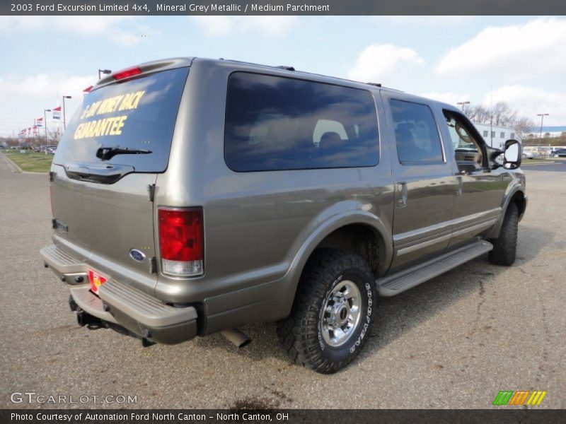 Mineral Grey Metallic / Medium Parchment 2003 Ford Excursion Limited 4x4