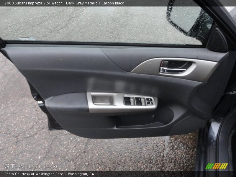 Dark Gray Metallic / Carbon Black 2008 Subaru Impreza 2.5i Wagon