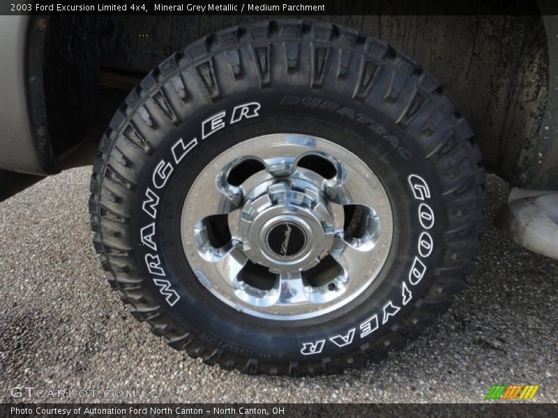 Mineral Grey Metallic / Medium Parchment 2003 Ford Excursion Limited 4x4