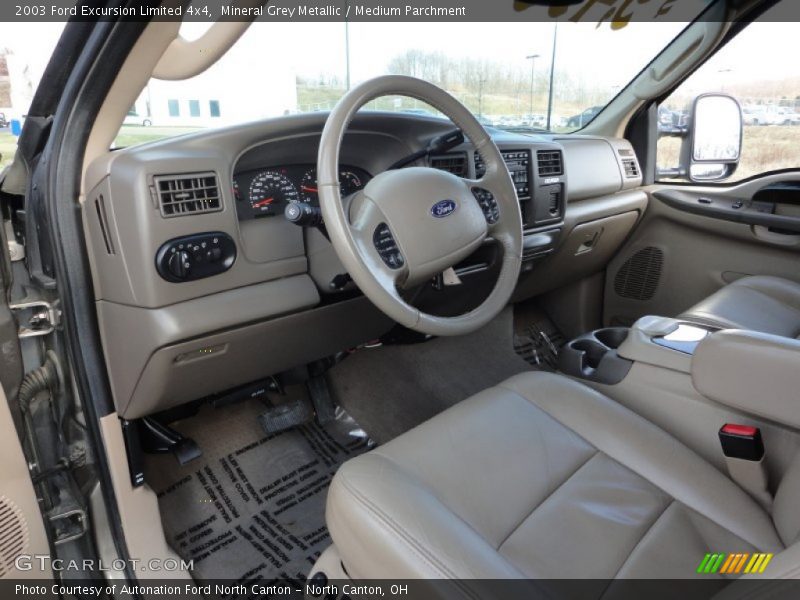 Mineral Grey Metallic / Medium Parchment 2003 Ford Excursion Limited 4x4