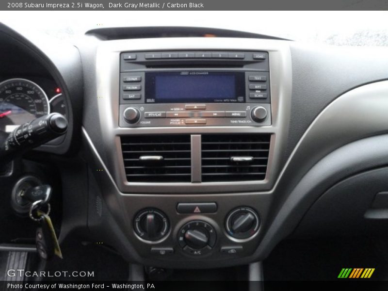 Dark Gray Metallic / Carbon Black 2008 Subaru Impreza 2.5i Wagon