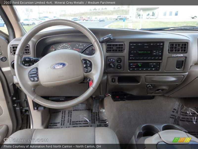 Mineral Grey Metallic / Medium Parchment 2003 Ford Excursion Limited 4x4