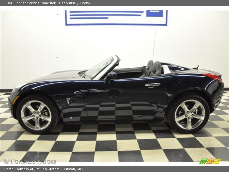 Deep Blue / Ebony 2008 Pontiac Solstice Roadster