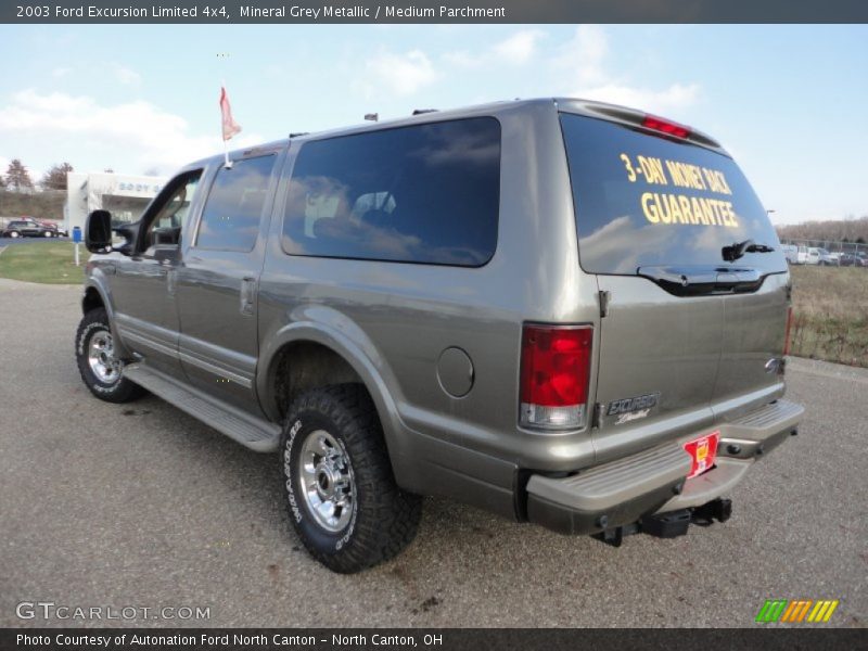 Mineral Grey Metallic / Medium Parchment 2003 Ford Excursion Limited 4x4