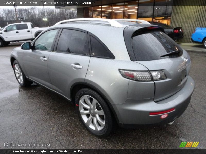 Diamond Graphite Gray / Graphite 2005 Infiniti FX 35 AWD