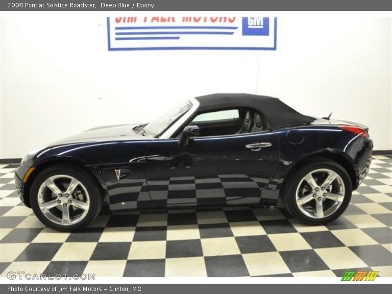 Deep Blue / Ebony 2008 Pontiac Solstice Roadster