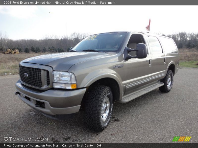 Mineral Grey Metallic / Medium Parchment 2003 Ford Excursion Limited 4x4