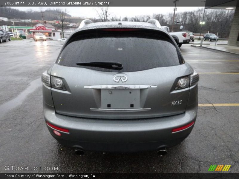 Diamond Graphite Gray / Graphite 2005 Infiniti FX 35 AWD
