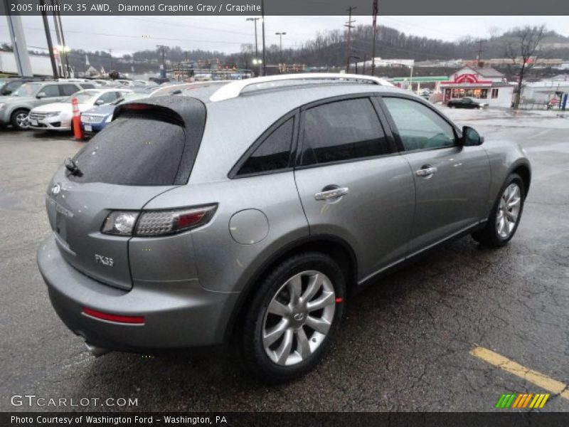 Diamond Graphite Gray / Graphite 2005 Infiniti FX 35 AWD