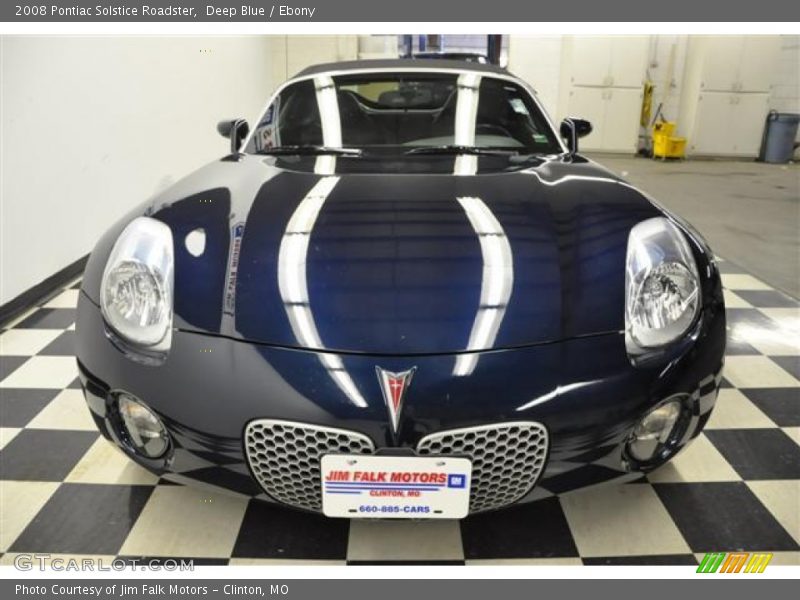 Deep Blue / Ebony 2008 Pontiac Solstice Roadster