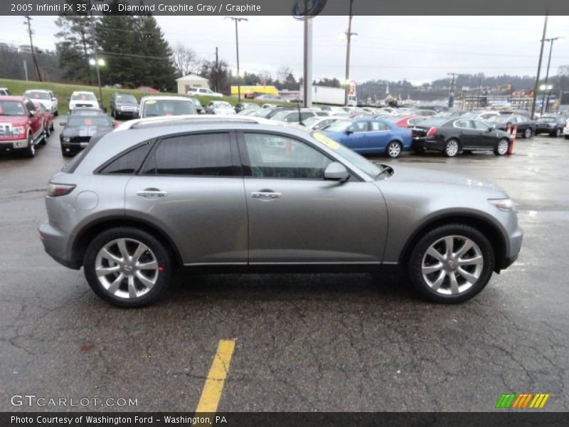 Diamond Graphite Gray / Graphite 2005 Infiniti FX 35 AWD