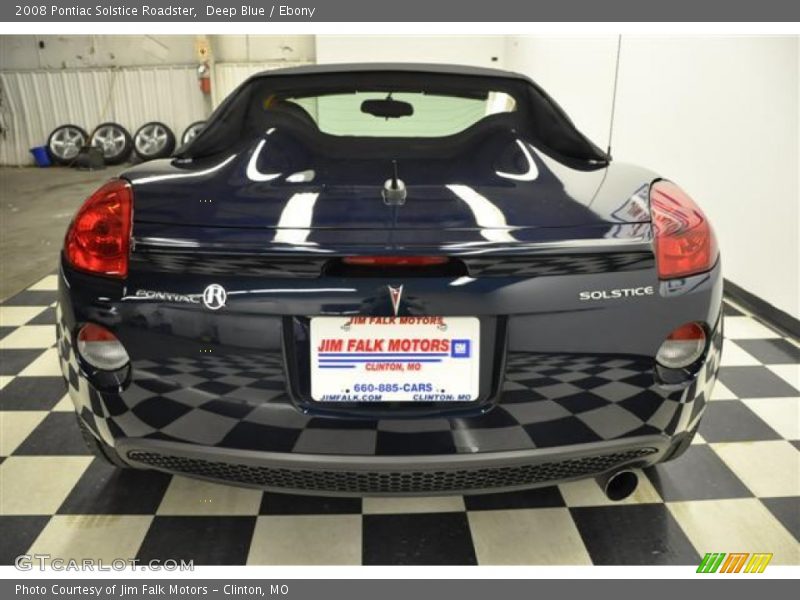 Deep Blue / Ebony 2008 Pontiac Solstice Roadster