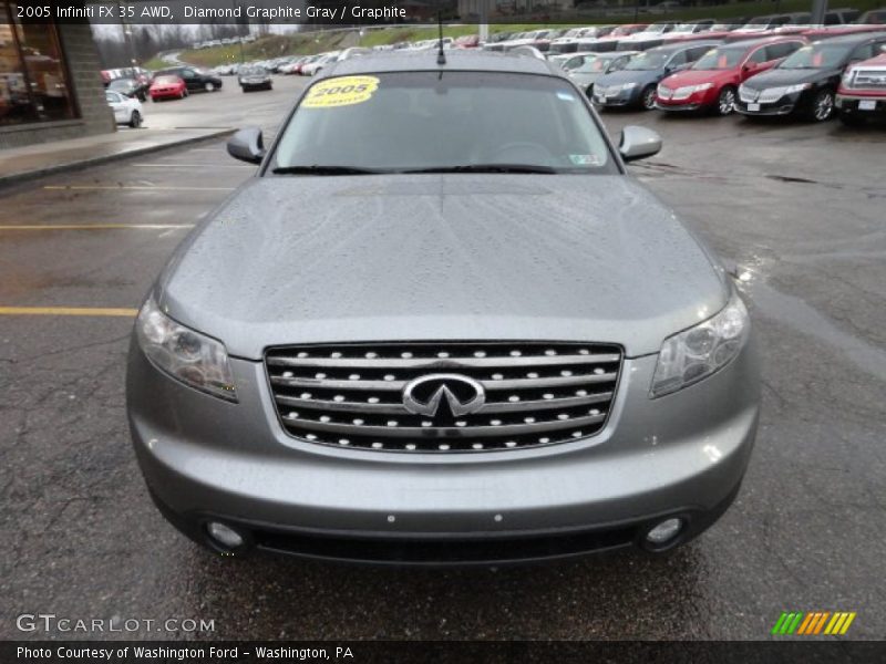 Diamond Graphite Gray / Graphite 2005 Infiniti FX 35 AWD