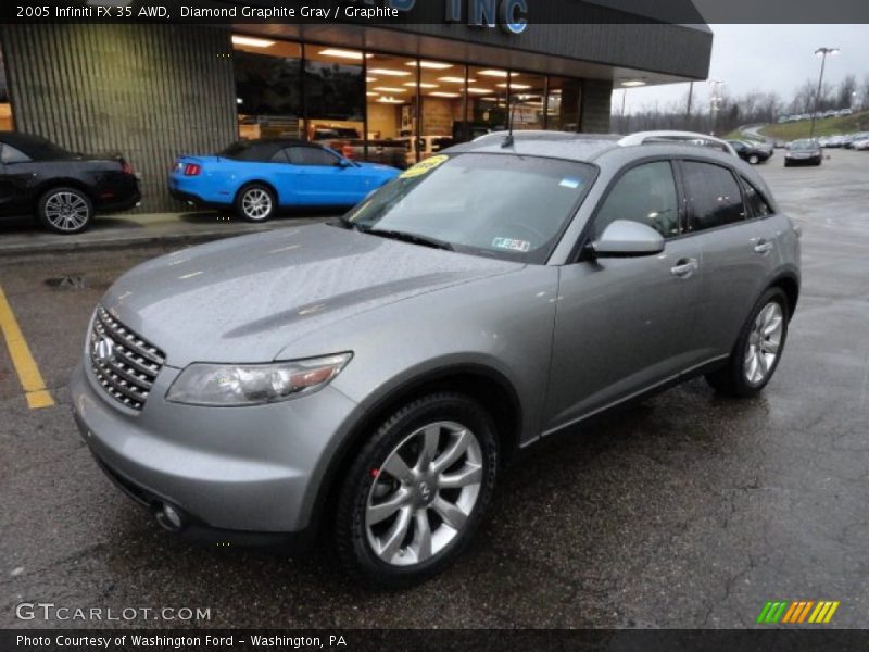 Diamond Graphite Gray / Graphite 2005 Infiniti FX 35 AWD