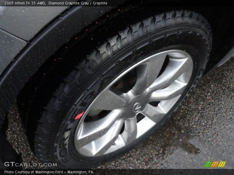 Diamond Graphite Gray / Graphite 2005 Infiniti FX 35 AWD