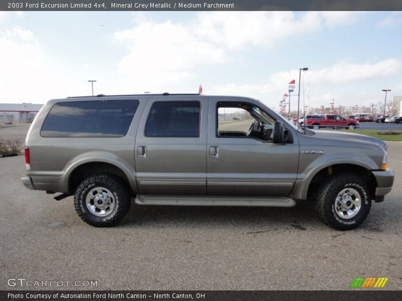 Mineral Grey Metallic / Medium Parchment 2003 Ford Excursion Limited 4x4