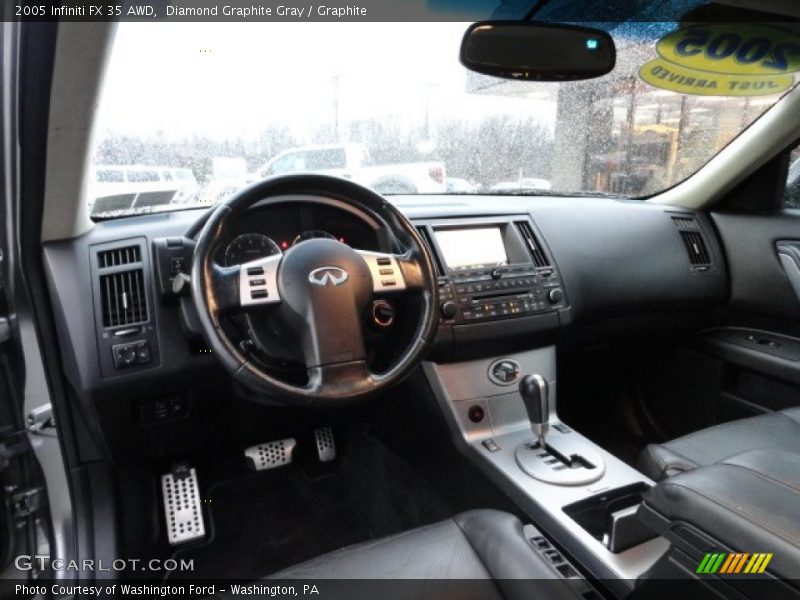 Diamond Graphite Gray / Graphite 2005 Infiniti FX 35 AWD