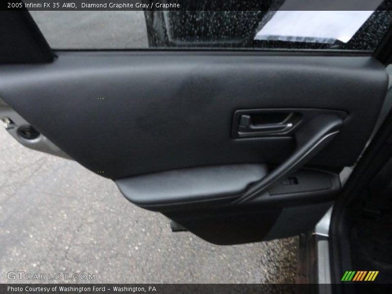Diamond Graphite Gray / Graphite 2005 Infiniti FX 35 AWD