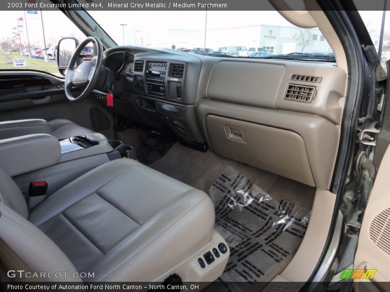 Mineral Grey Metallic / Medium Parchment 2003 Ford Excursion Limited 4x4