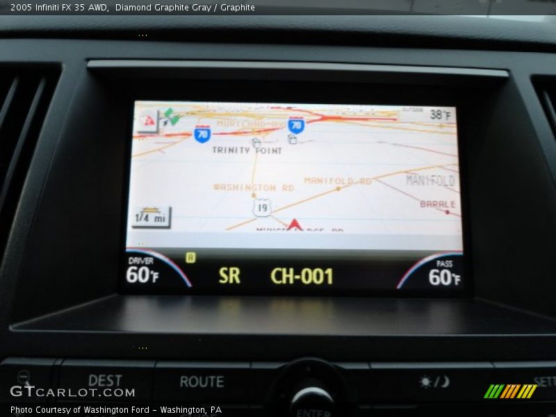 Diamond Graphite Gray / Graphite 2005 Infiniti FX 35 AWD
