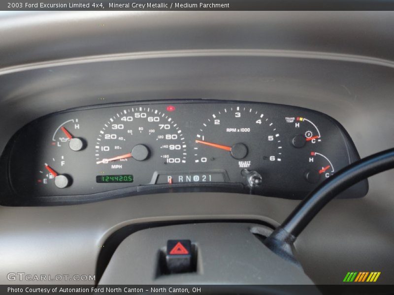  2003 Excursion Limited 4x4 Limited 4x4 Gauges