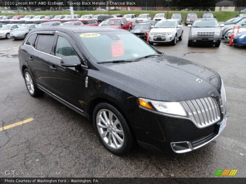 Tuxedo Black Metallic / Charcoal Black 2010 Lincoln MKT AWD EcoBoost