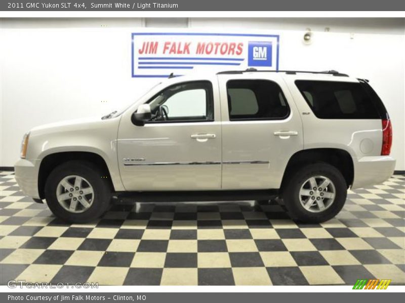 Summit White / Light Titanium 2011 GMC Yukon SLT 4x4