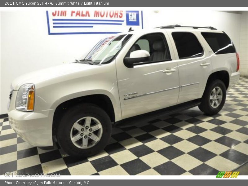 Summit White / Light Titanium 2011 GMC Yukon SLT 4x4