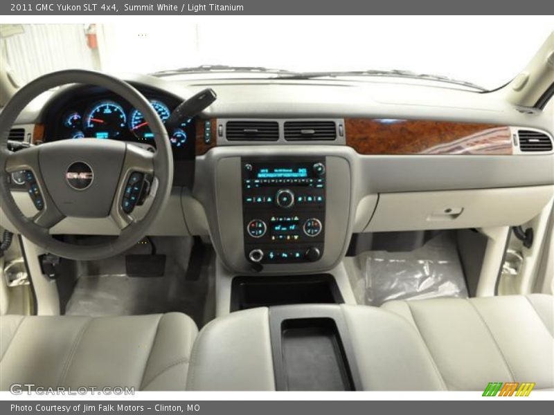 Summit White / Light Titanium 2011 GMC Yukon SLT 4x4