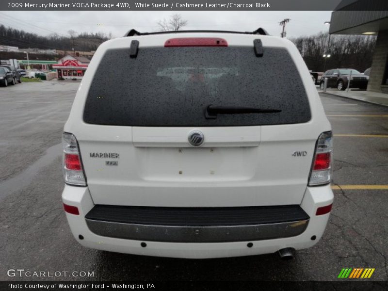 White Suede / Cashmere Leather/Charcoal Black 2009 Mercury Mariner VOGA Package 4WD