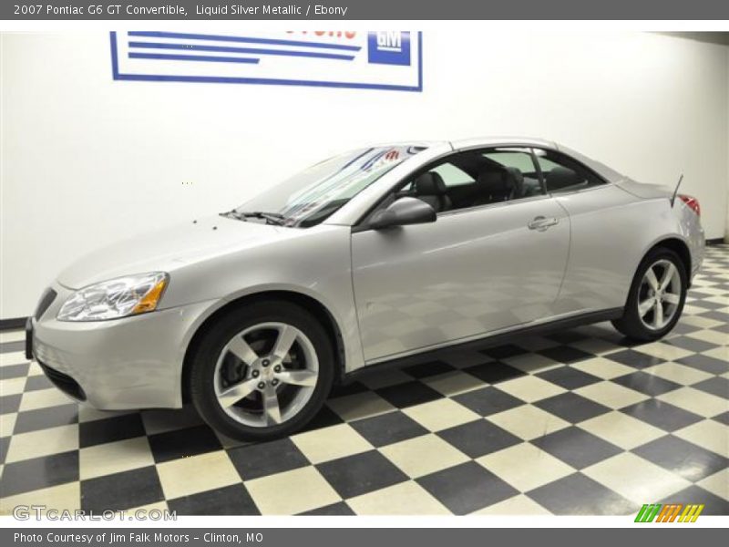 Liquid Silver Metallic / Ebony 2007 Pontiac G6 GT Convertible