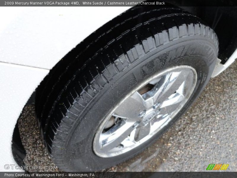 White Suede / Cashmere Leather/Charcoal Black 2009 Mercury Mariner VOGA Package 4WD
