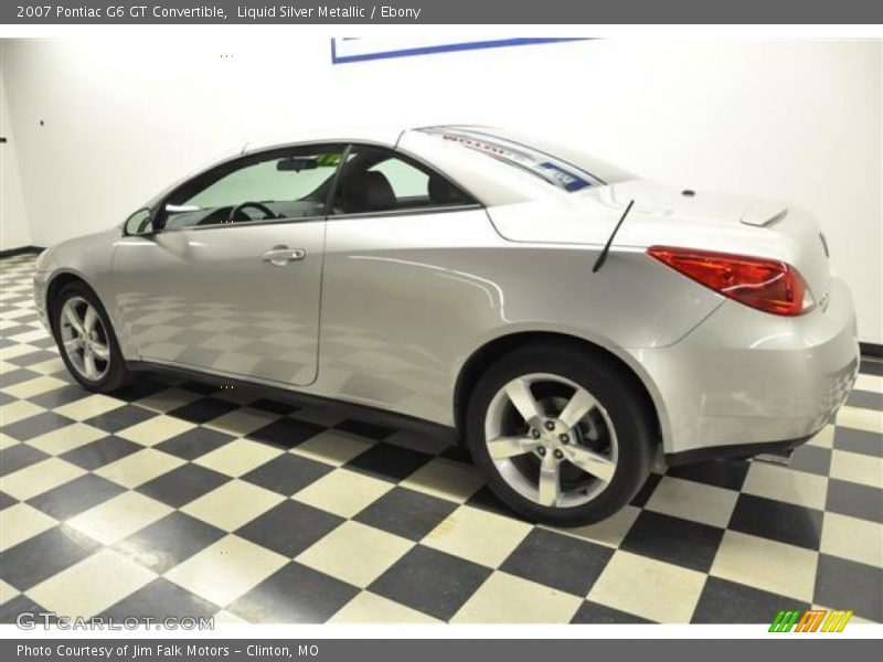 Liquid Silver Metallic / Ebony 2007 Pontiac G6 GT Convertible